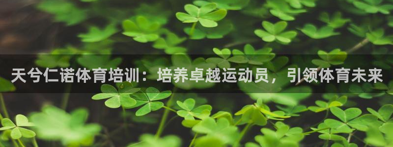 欧陆娱乐计划预测软件哪个好：天兮仁诺体育培训：培养卓