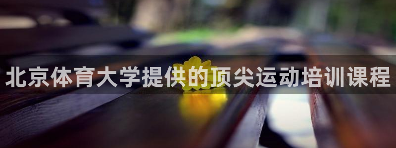 欧陆娱乐官网网址大全：北京体育大学提供的顶尖运动培训
