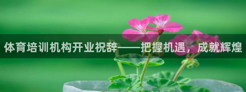 欧陆娱乐出款：体育培训机构开业祝辞——把握机遇，成就